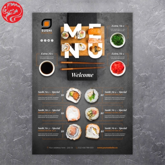 MẪU MENU ĐẸP